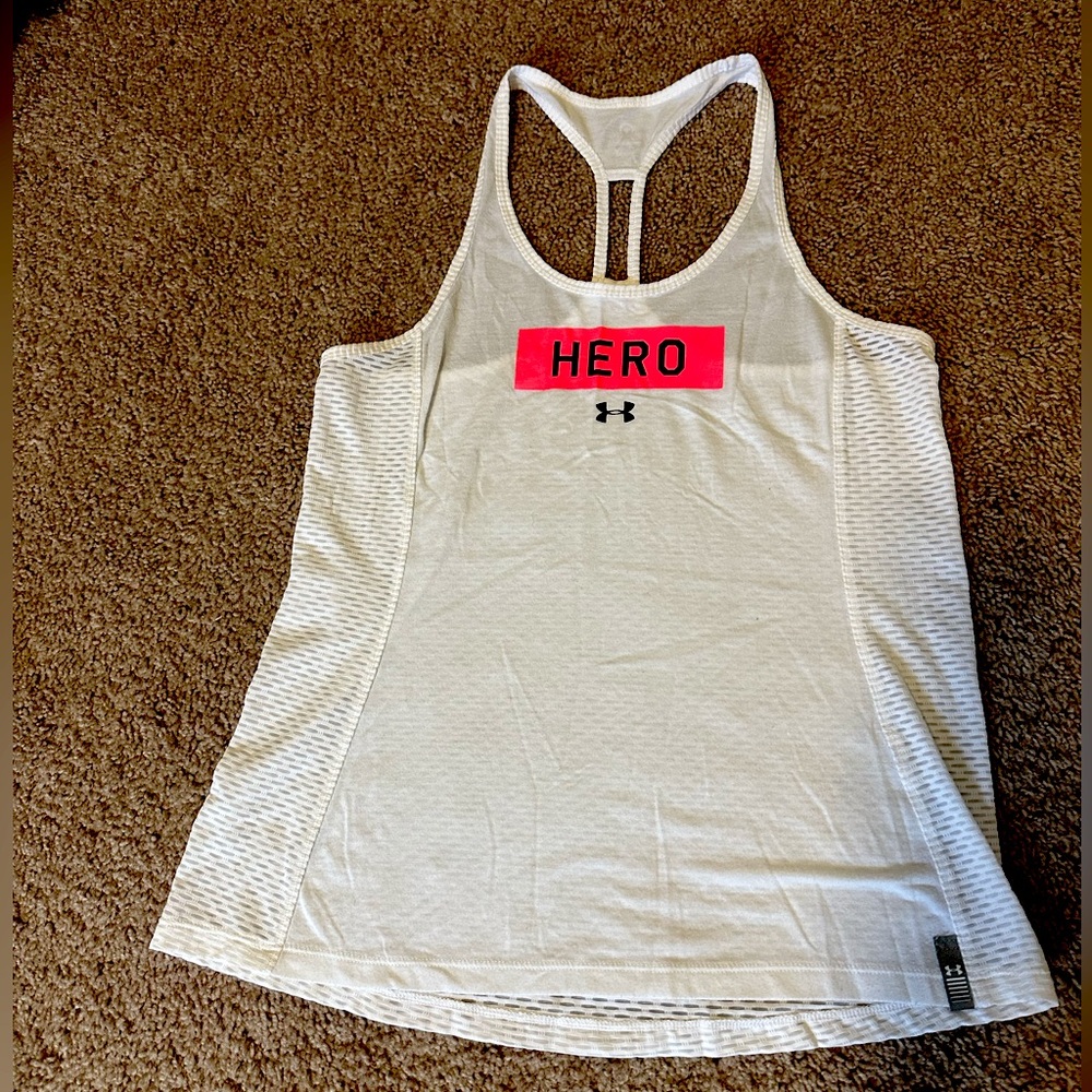 Under Armour breast cancer awareness tank